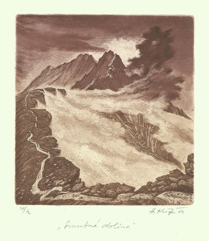 Kisza Herbert - Sad Valley - Print