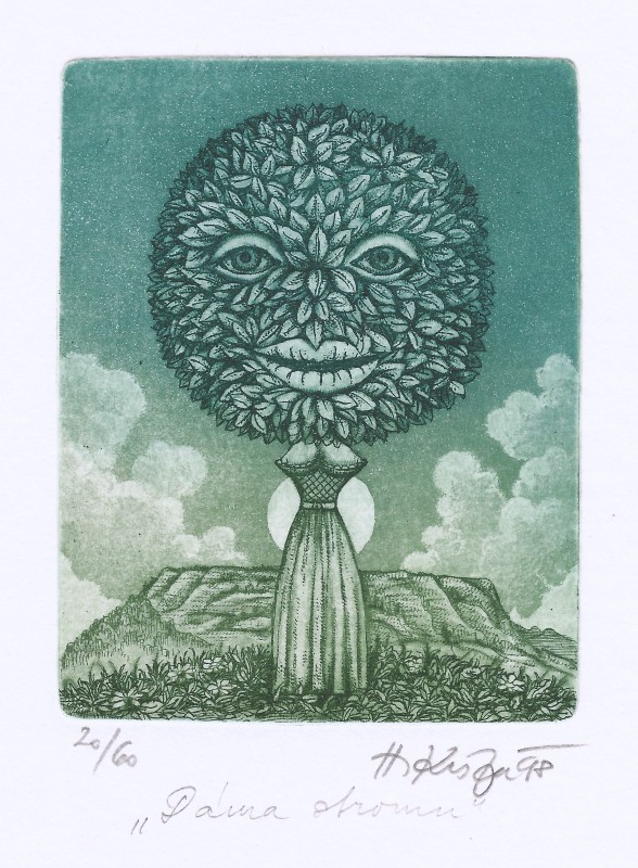 Kisza Herbert - Tree Lady - Print