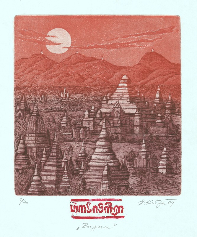 Kisza Herbert - Bagan - Print