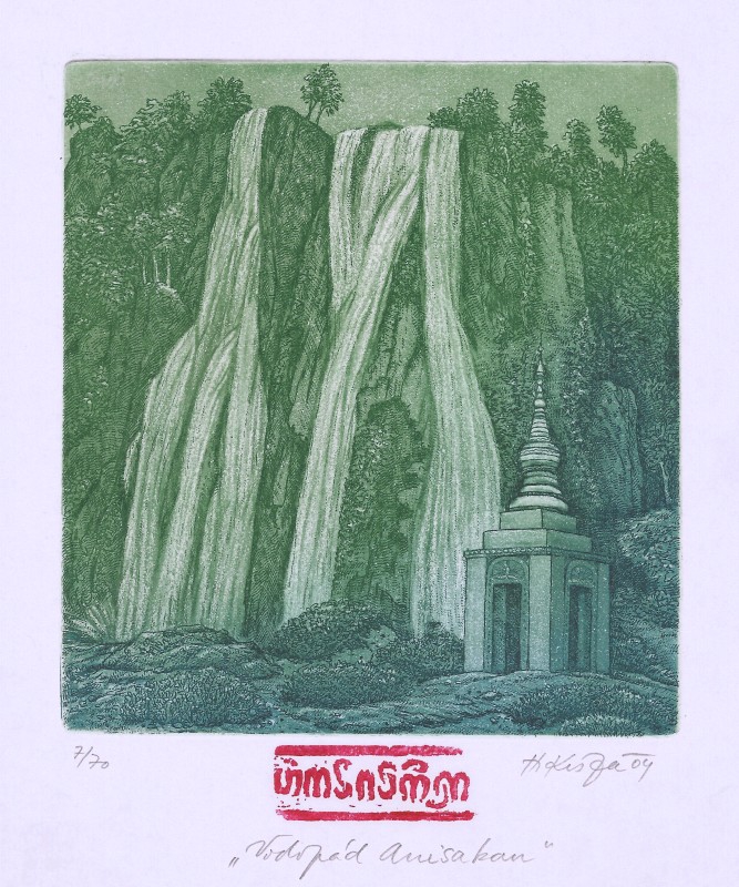 Kisza Herbert - Anisakan Falls - Print
