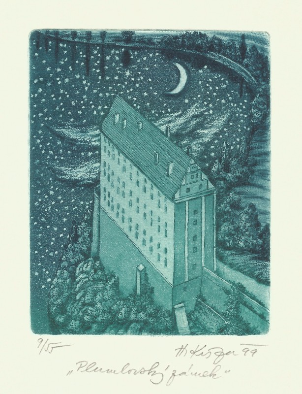 Kisza Herbert - Plumlov Castle - Print