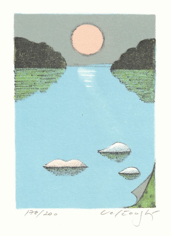 Velčovský Josef - Moonlit Night - Print