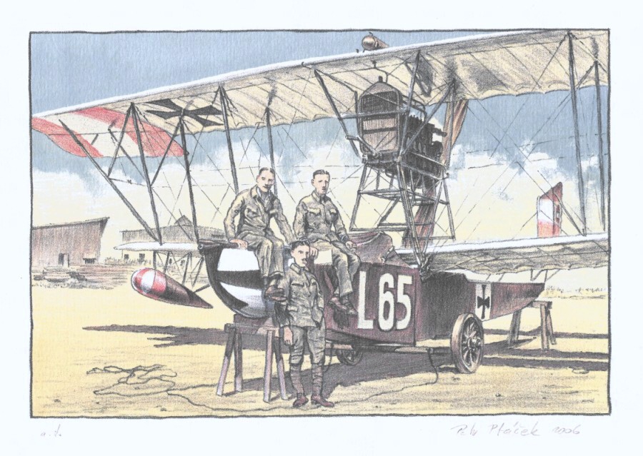 Ptáček Petr - Austro-Hungarian Seaplane - Print