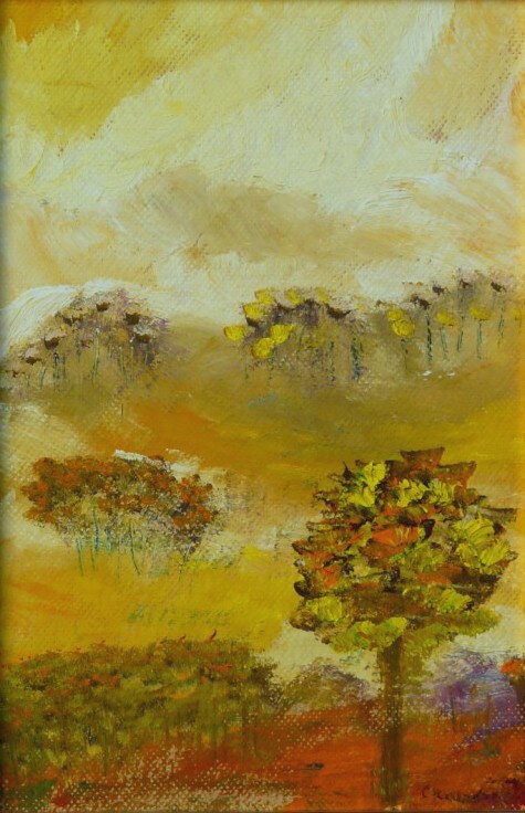 Marková Cecilie  - Landscape III - Painting