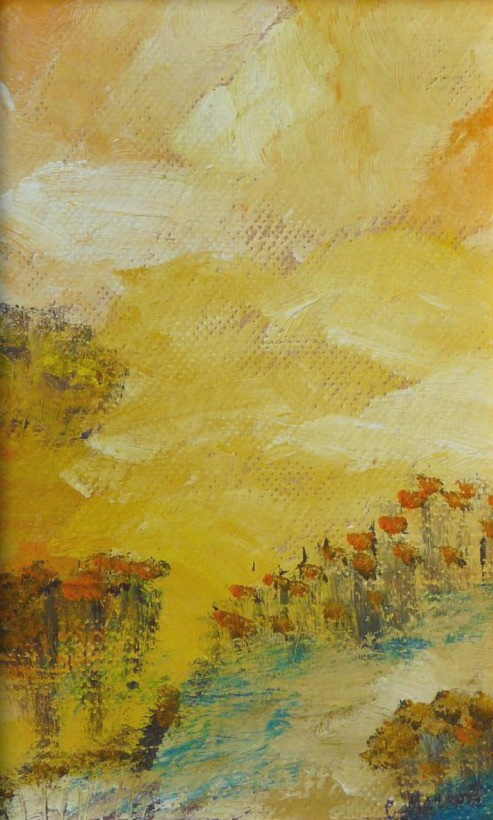 Marková Cecilie  - Landscape II - Painting