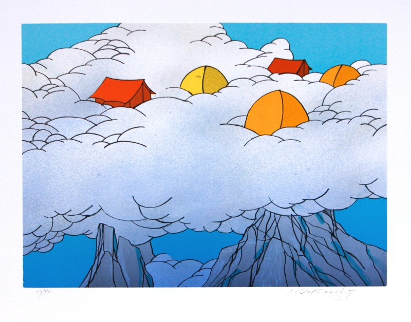 Velčovský Josef - High in the Clouds - Print