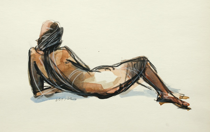 Raška Milan - A Nude II - Painting