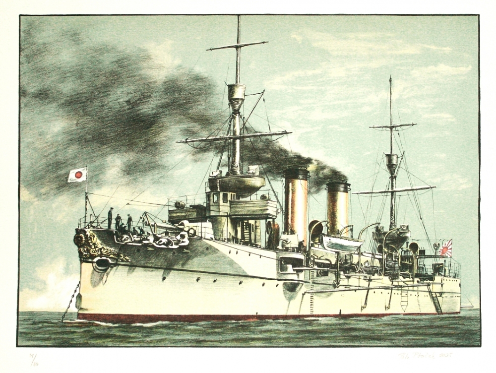 Ptáček Petr - Japanese Battlecruiser - Print